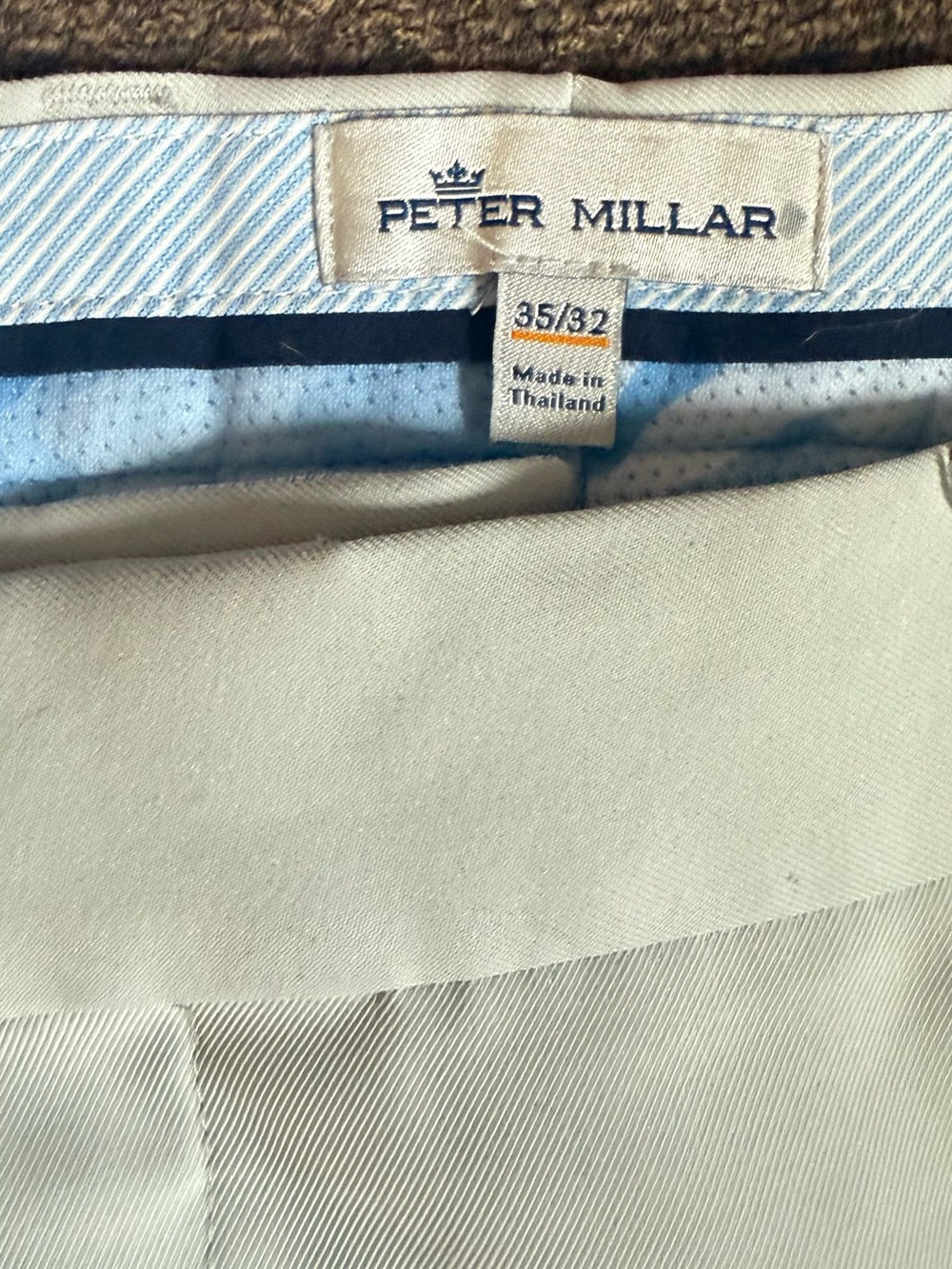 Peter Millar Light Gray Dress Trousers